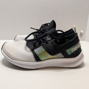 New Balance Fuelcore Nergize Womens 5.5 Black White Iridescent Sneakers Walk Run
